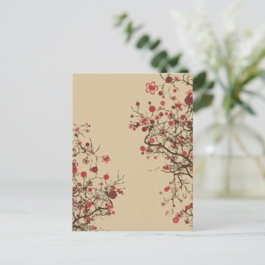 Sakura - Cherry Blossom Briefkaart (Staand voorkant)