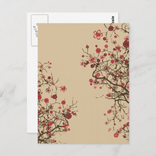 Sakura - Cherry Blossom Briefkaart (Voorkant / Achterkant)