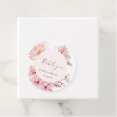 Sakura cherry blossom bruiloft bedankjes labels (In situ)