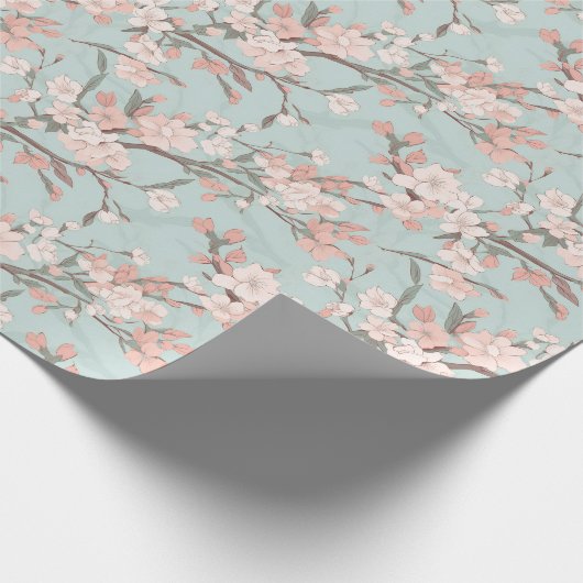 Sakura Cherry Blossom Cadeaupapier (Hoek)