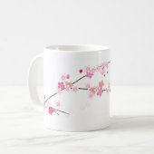 Sakura Cherry Blossom Coffee Mok (Voorkant links)