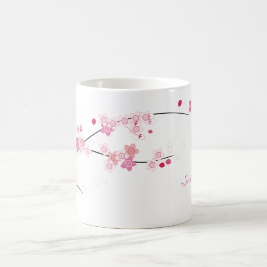 Sakura Cherry Blossom Coffee Mok (Center)