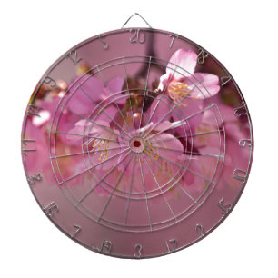 Sakura Cherry Blossom Delicate Pink Bouquet Dartbord
