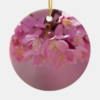 Sakura Cherry Blossom Delicate Pink Bouquet Keramisch Ornament
