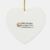 Sakura Cherry Blossom Delicate Pink Bouquet Keramisch Ornament (Achterkant)