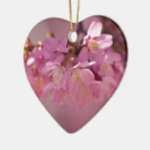 Sakura Cherry Blossom Delicate Pink Bouquet Keramisch Ornament (Links)