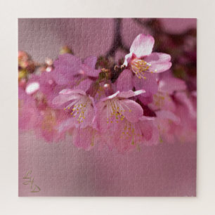 Sakura Cherry Blossom Delicate Pink Bouquet Legpuzzel