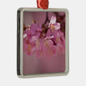Sakura Cherry Blossom Delicate Pink Bouquet Metalen Ornament (Rechts)