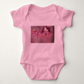 Sakura Cherry Blossom Delicate Pink Bouquet Romper (Voorkant)
