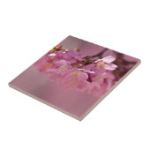 Sakura Cherry Blossom Delicate Pink Bouquet Tegeltje (Zijkant)