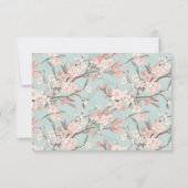 Sakura Cherry Blossom Design RSVP (Achterkant)