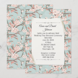 Sakura Cherry Blossom Design voor Voegvernieuwing Kaart