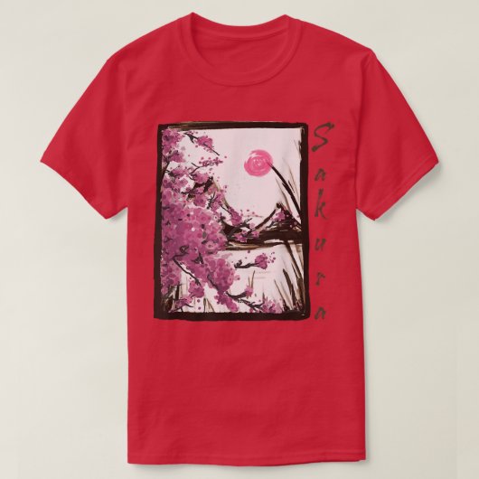 Sakura Cherry Blossom Festival Cherry Blossom Tree T-shirt (Design voorkant)
