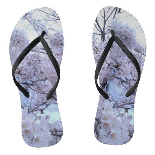 Sakura Cherry Blossom Floral Teenslippers (Voetbed)