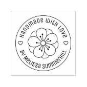 Sakura Cherry Blossom Flower Handmade with Love Zelfinktende Stempel (Design)
