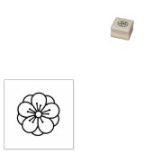 Sakura Cherry Blossom Flower Loyalty Kaart Korting Rubberstempel (Gestempeld)