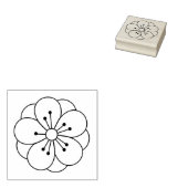 Sakura Cherry Blossom Flower me Rubberstempel (Gestempeld)