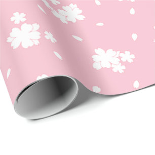 Sakura Cherry Blossom Flower Pattern Cadeaupapier