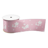Sakura Cherry Blossom Flower Pattern Satijnen Lint (Spoel)
