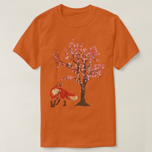 Sakura Cherry Blossom Fo Lover Natuur Forest Anima T-shirt (Design voorkant)
