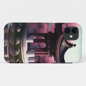 Sakura Cherry Blossom Garden Shrine Pond Japans Case-Mate iPhone Case (Achterkant (horizontaal))