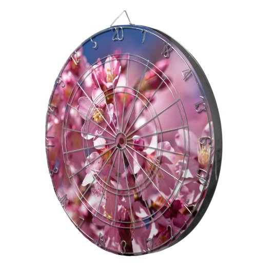 Sakura Cherry Blossom gekust door zonlicht Dartbord (Voorkant Rechts)