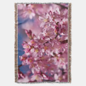 Sakura Cherry Blossom gekust door zonlicht Deken (Voorkant Verticaal)