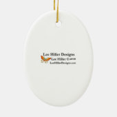 Sakura Cherry Blossom gekust door zonlicht Keramisch Ornament (Achterkant)