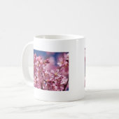 Sakura Cherry Blossom gekust door zonlicht Koffiemok (Voorkant links)