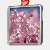 Sakura Cherry Blossom gekust door zonlicht Metalen Ornament (Links)