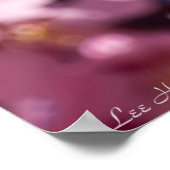 Sakura Cherry Blossom gekust door zonlicht Poster (Hoek)