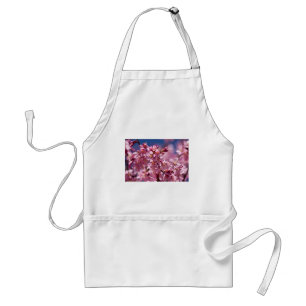 Sakura Cherry Blossom gekust door zonlicht Standaard Schort