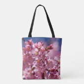 Sakura Cherry Blossom gekust door zonlicht Tote Bag (Achterkant)
