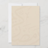 Sakura Cherry Blossom & Golden Lanterns Iftar Kaart (Achterkant)