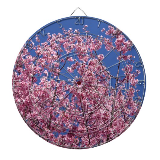 Sakura Cherry Blossom in the Blue Dartbord (Voorkant)
