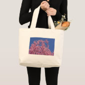 Sakura Cherry Blossom in the Blue Grote Tote Bag (Voorkant (product))