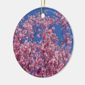 Sakura Cherry Blossom in the Blue Keramisch Ornament (Links)