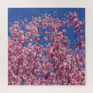 Sakura Cherry Blossom in the Blue Legpuzzel