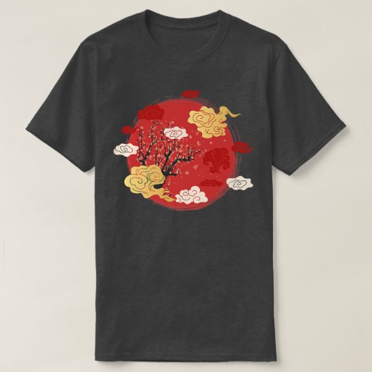 SAKURA CHERRY BLOSSOM JAPAN'S FAVORITE FLOWER 1103 T-SHIRT (Design voorkant)