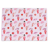 Sakura Cherry Blossom Japans Meisje Verjaardagsfee Groot Cadeauzakje (Voorkant)