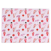 Sakura Cherry Blossom Japans Meisje Verjaardagsfee Groot Cadeauzakje (Achterkant)