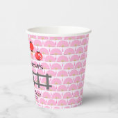 Sakura Cherry Blossom Japans Meisje Verjaardagsfee Papieren Bekers (Links)