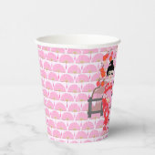 Sakura Cherry Blossom Japans Meisje Verjaardagsfee Papieren Bekers (Rechts)