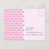 Sakura Cherry Blossom Japans Meisje Verjaardagsfee Uitnodiging Briefkaart (Achterkant)