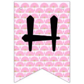 Sakura Cherry Blossom Japans Meisje Verjaardagsfee Vlaggetjes (Tweede vlag)