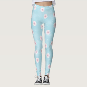 Sakura Cherry Blossom Japanse lentekoraal Leggings