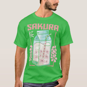 Sakura Cherry Blossom Juice Design voor Japanse Cu T-shirt