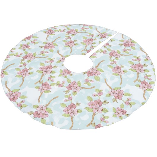 Sakura/Cherry Blossom Kerstboom Rok (Gekanteld)