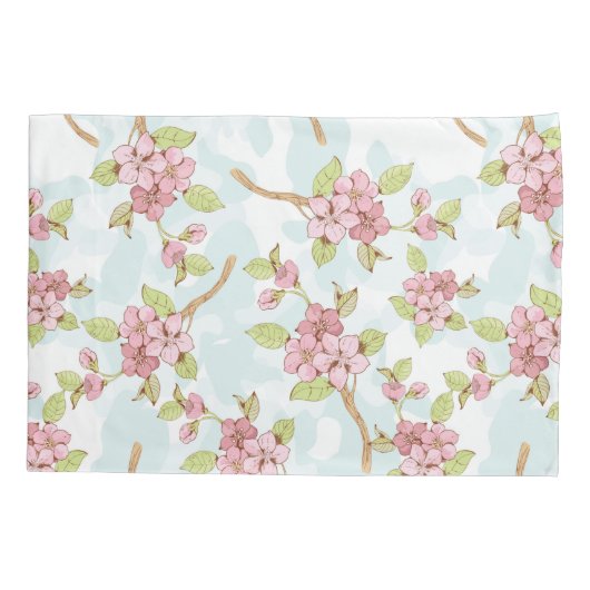 Sakura/Cherry Blossom Kussensloop (Achterkant-Links)