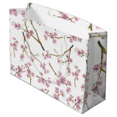Sakura Cherry Blossom Large Gift Bag Cadeautasje (Achterkant Gekanteld)